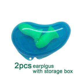 2/10Pcs Reusable Ear Plugs Noise Reduction Earplugs (Color: 2pcs earplugs)