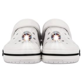 LED Shoe Headlights (2-Pack) for Clogs & Outdoor Activities (Color: Blue)