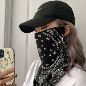 Fashion Punk UV Protection Mask & Neck Gaiter (Color: black)