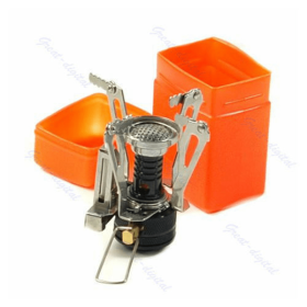 Wind-Resistance Camp Stove For Outdoor Camping Cooking (Color: black)