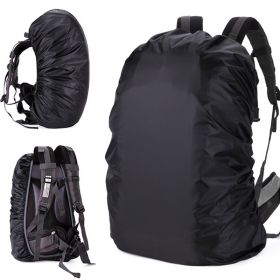 Waterproof Backpack Rain Cover With Adjustable Anti Slip Strap (Color: black, size: S)