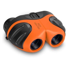 8X21 Children Binoculars Compact Shock Proof (Color: Orange)