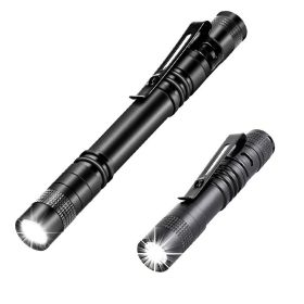 Mini LED Flashlight Pocket Ultra Bright Handheld Pen Light (Emitting Color: Big)