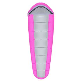 Soft Thick Water-Resistant Moisture-proof Mummy Sleeping Bag (Colot: Pink)