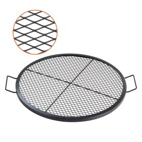 VEVOR Heavy Duty Round  X-Marks Fire Pit Grill Grate (Shape: Round, size: 30 inches)