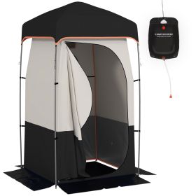 Outsunny Portable Privacy Shelter Camping Shower Tent (Color: as Pic)
