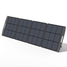 Foldable Solar Panel Battery Charger Kit w/ Adjustable Kickstand (power: 200W)