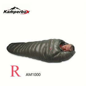 Kamperbox Down Sleeping Bag Waterproof Winter Sleeping Bag (Type: AM1000Right)
