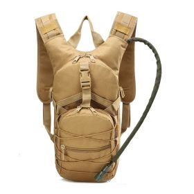 Men's hiking and cycling hydration water bags backpacks (Color: brown)