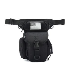 Multifunctional Outdoor Waterproof Motorcycle Crossbody Bag, (Color: black)