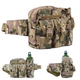 Camouflage Multifunctional, Waist Pack with Lua Water Bottle (Color: Camouflage)