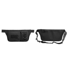 Men's Waterproof Waist Bag, Invisible Running Waist Bag (Color: black)
