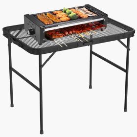 35.62x23.42x25.9in Foldable Camping Table 88LBS Max Load (Color: Camping Table Only)