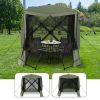 Pop Up Gazebo 6.7' x 6.7' with Netting and Carry Bag