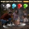 Red Crocs Headlights, Hands-Free Shoe Lights for Night Walks