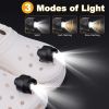Red Crocs Headlights, Hands-Free Shoe Lights for Night Walks