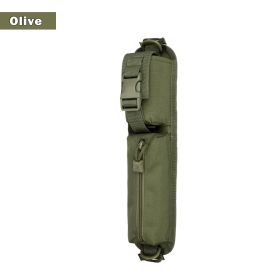 Tactical MOLLE Accessory Bag with Adjustable Strap (Color: Olive)