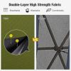 Folding Camping Cot with Side Pocket Detachable Headrest