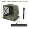 Pop Up Gazebo 6.7' x 6.7' with Netting and Carry Bag