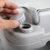 Outdoor 5 Gallon Camping Portable Toilet, Flush Cammode