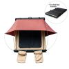 Trustmade Triangle Black Hard Shell Rooftop Tent w/ 2 Rainflies