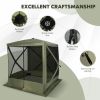 Pop Up Gazebo 6.7' x 6.7' with Netting and Carry Bag