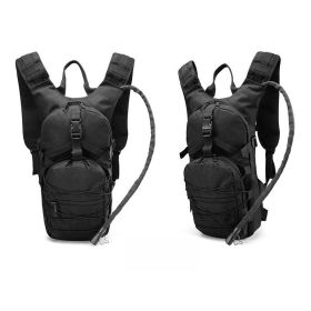 Men's hiking and cycling hydration water bags backpacks (Color: blcak)