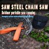 24-Inch Survival Hand Chain Saw – Portable Manual Cutting Tool